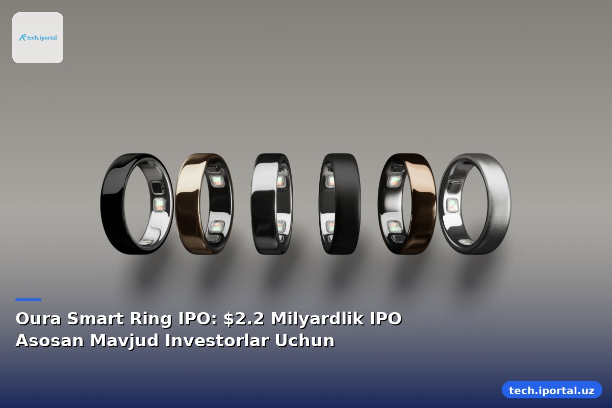 Oura Smart Ring IPO: $2.2 Milyardlik IPO Asosan Mavjud Investorlar Uchun