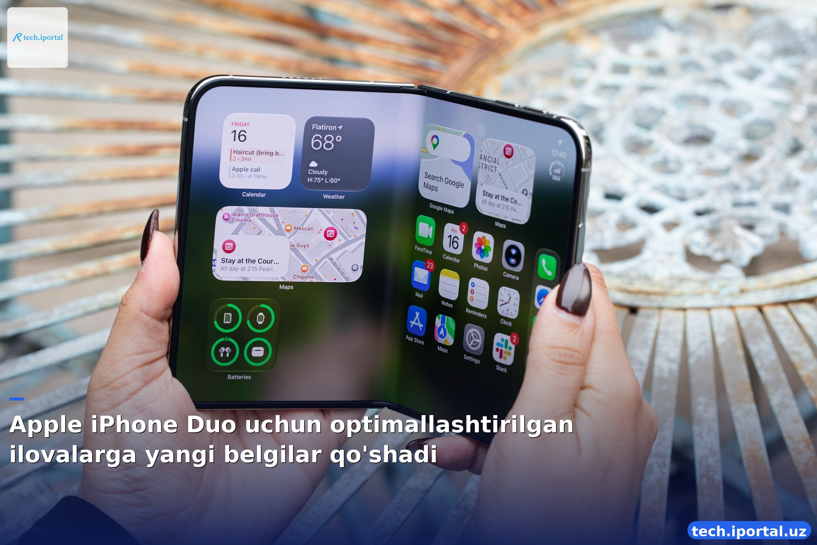Apple iPhone Duo uchun optimallashtirilgan ilovalarga yangi belgilar qo'shadi