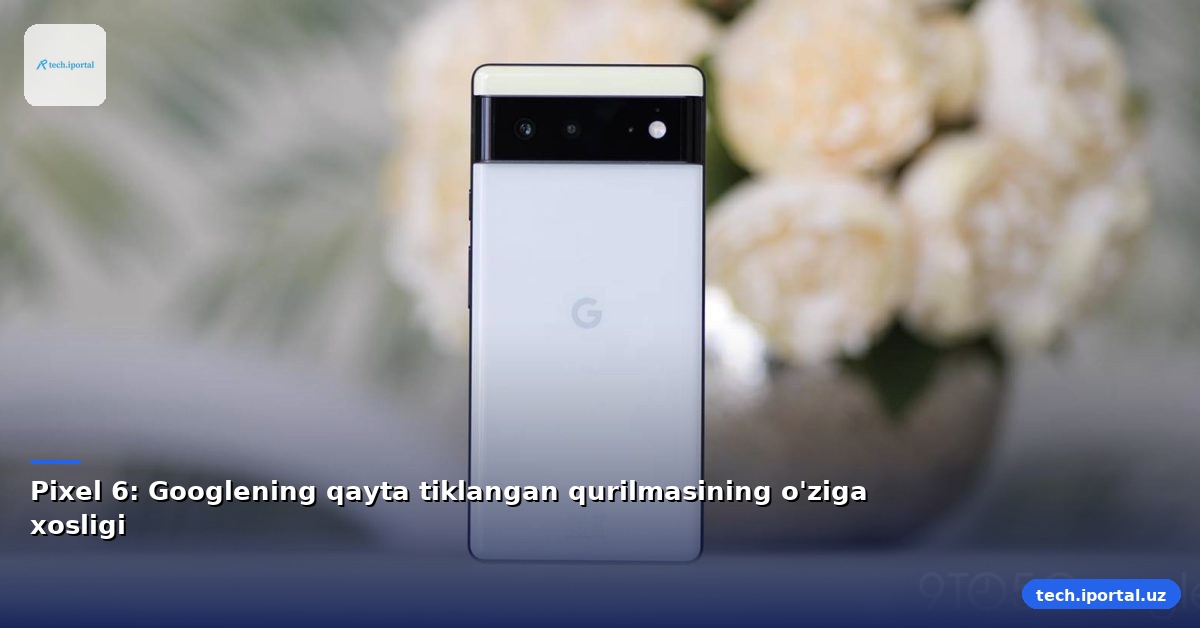 Pixel 6: Googlening qayta tiklangan qurilmasining o'ziga xosligi