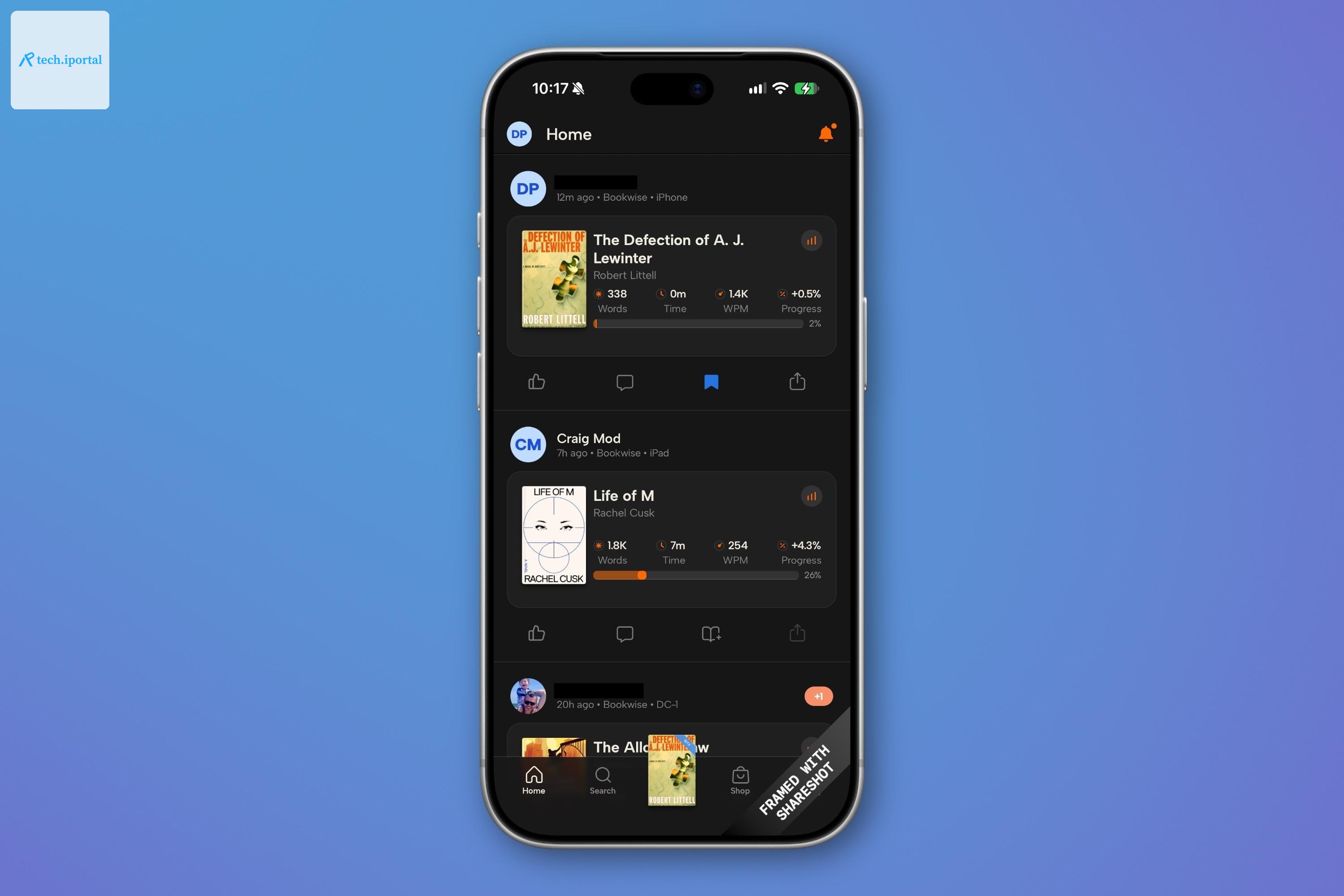 The Readwise Books app is shown on a smartphone.