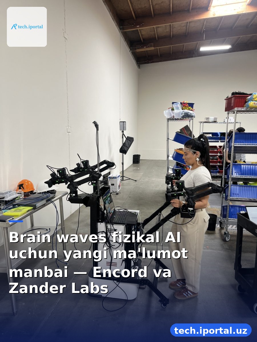 Brain waves fizikal AI uchun yangi ma'lumot manbai — Encord va Zander Labs