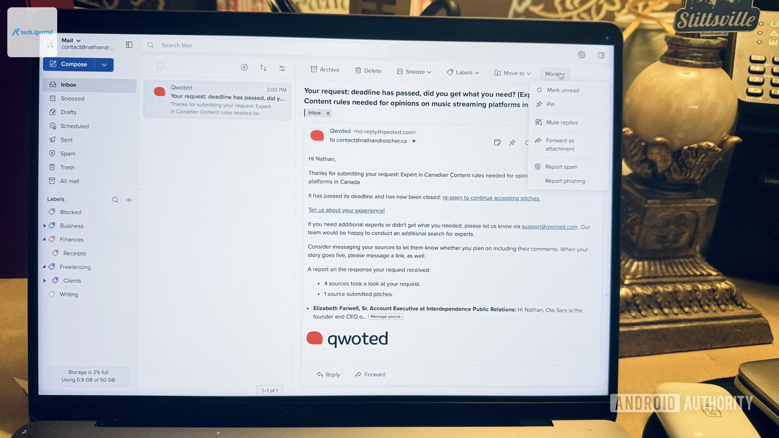 Fastmail email