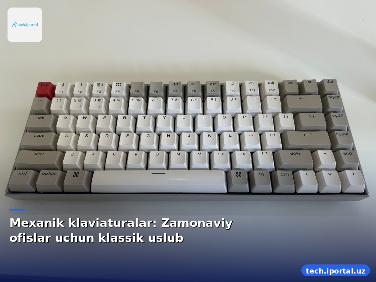 Mexanik klaviaturalar: Zamonaviy ofislar uchun klassik uslub