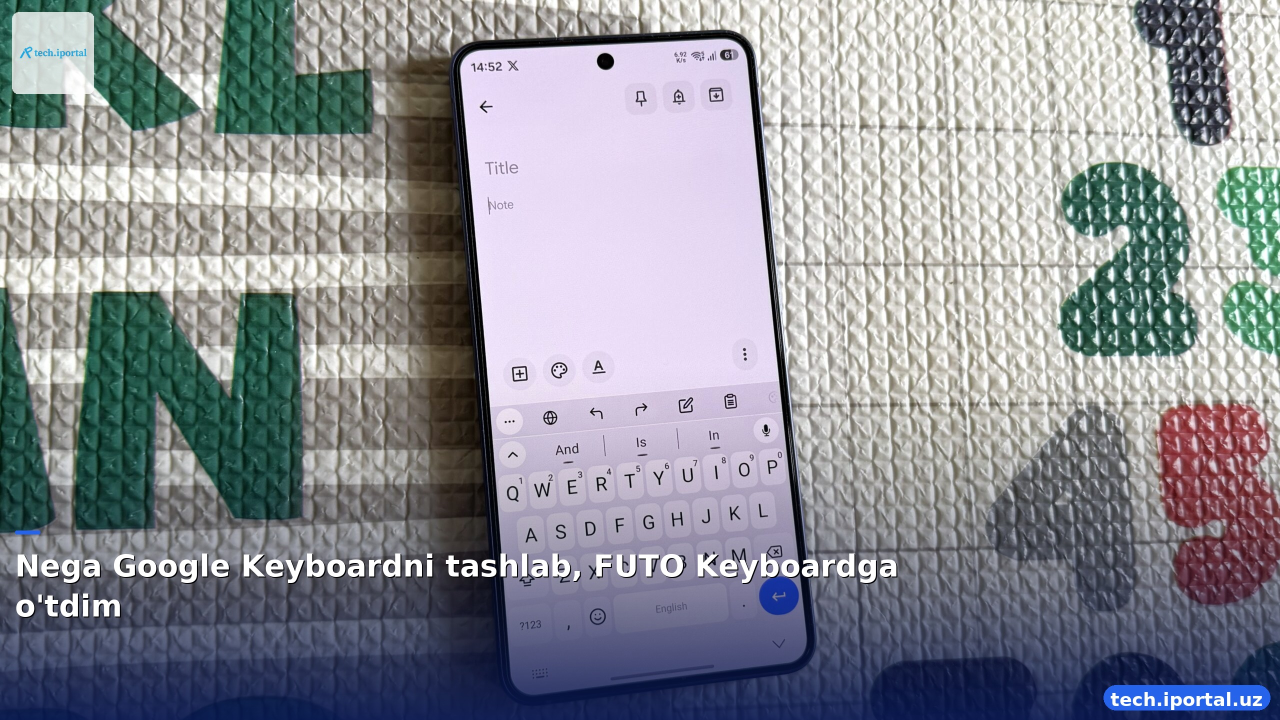 Nega Google Keyboardni tashlab, FUTO Keyboardga o'tdim