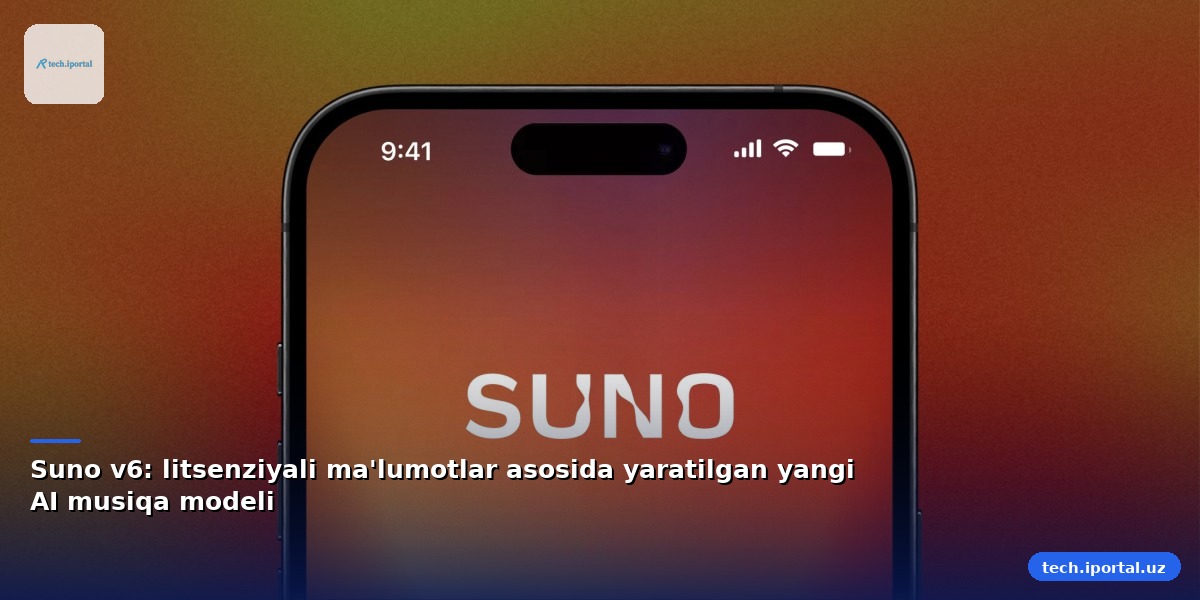 Suno v6: litsenziyali ma'lumotlar asosida yaratilgan yangi AI musiqa modeli