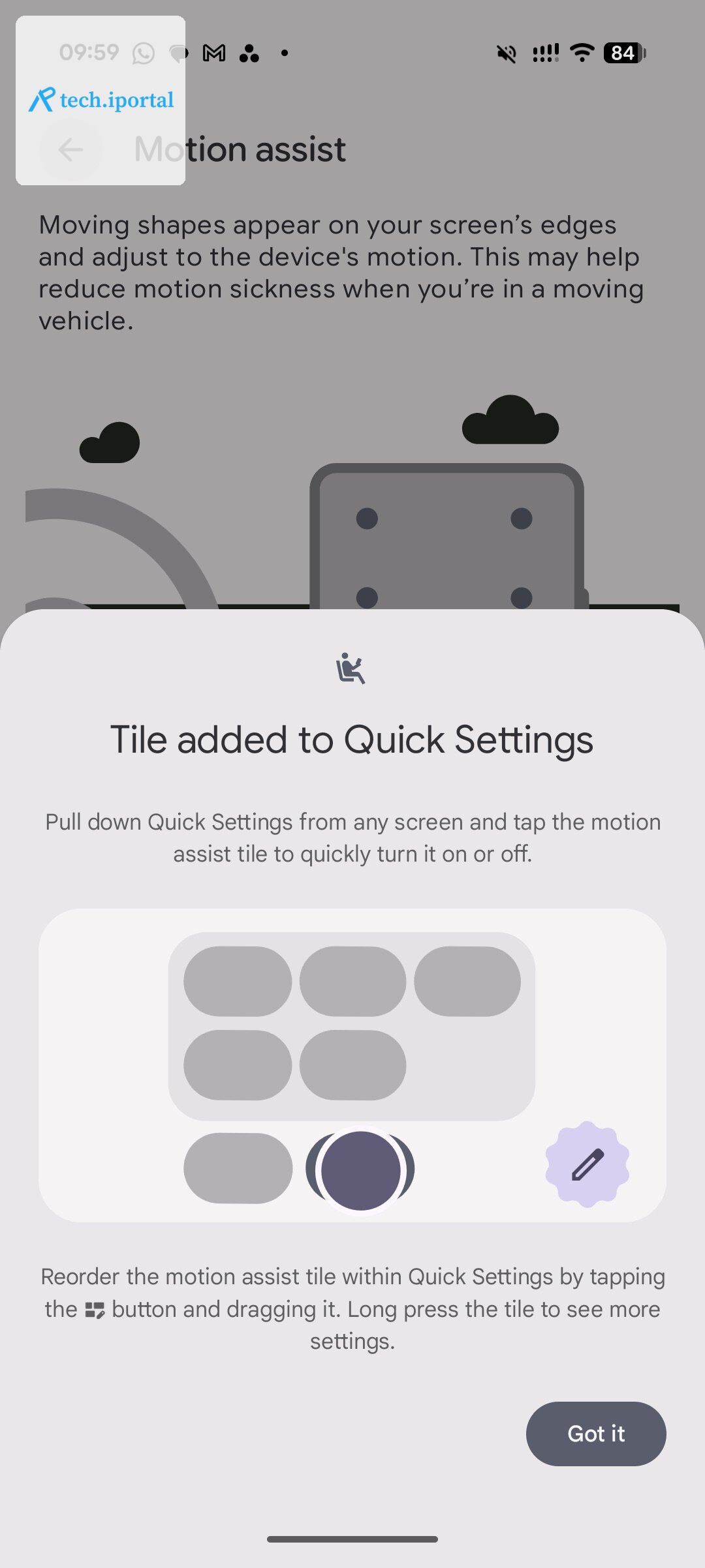 Motion Assist Pixel 11 3
