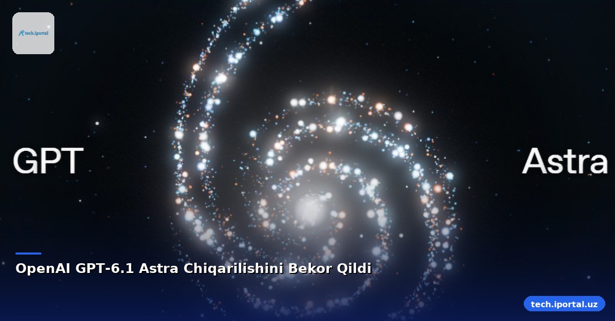OpenAI GPT-6.1 Astra Chiqarilishini Bekor Qildi
