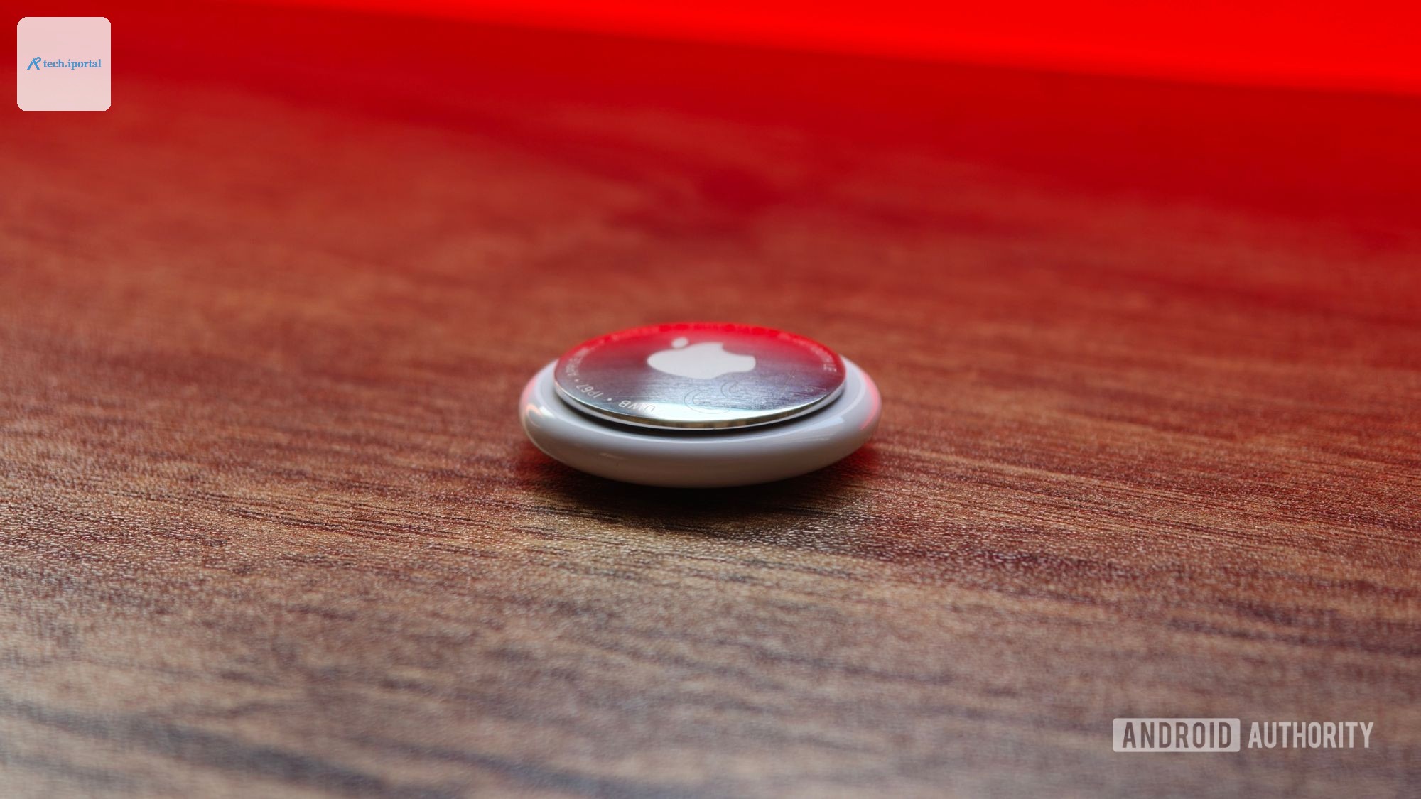 Apple AirTag 2 sitting on a table