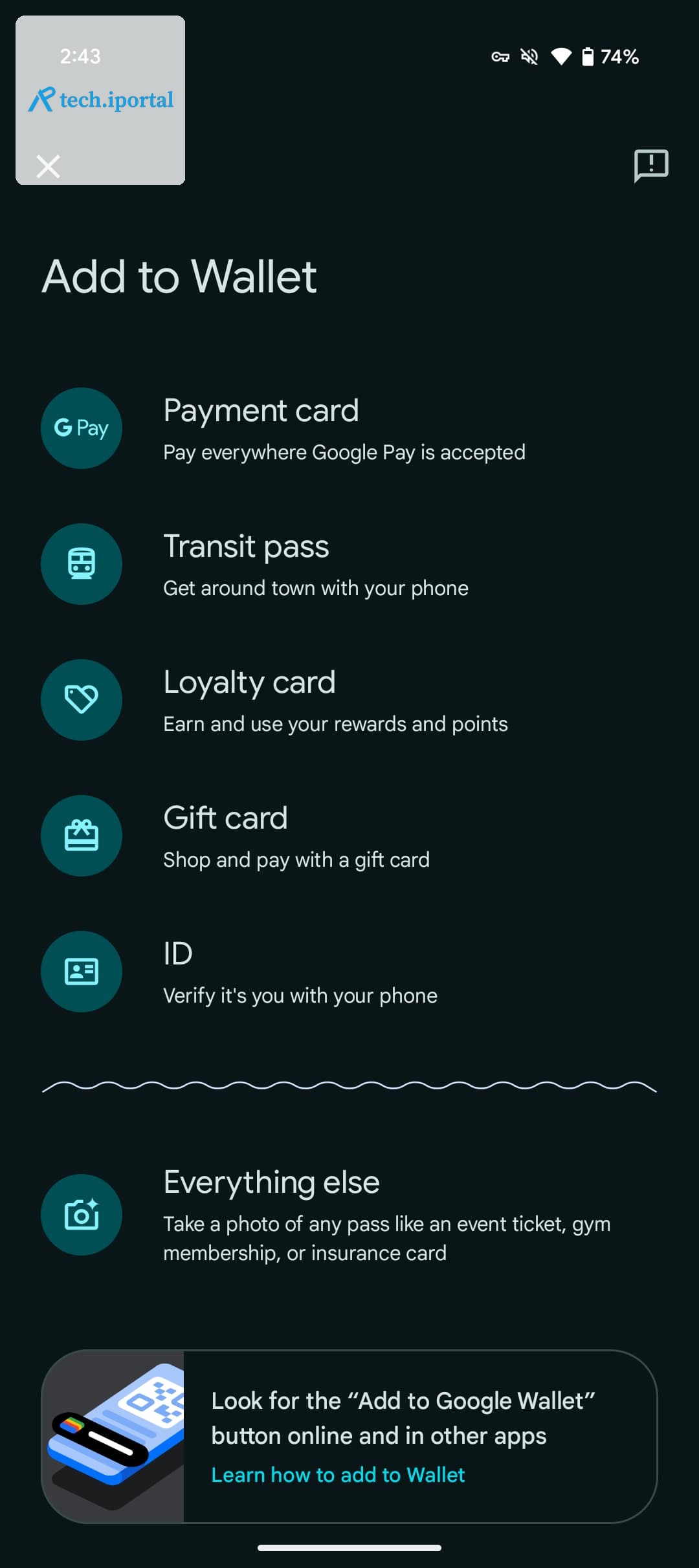 Google Wallet state IDs