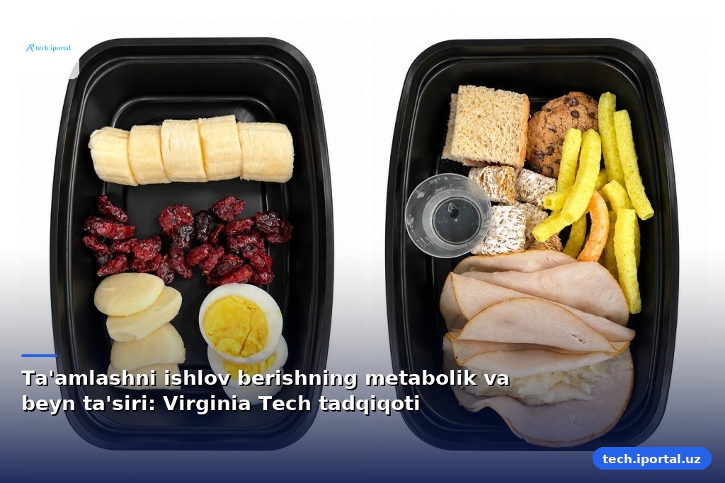 Ta'amlashni ishlov berishning metabolik va beyn ta'siri: Virginia Tech tadqiqoti