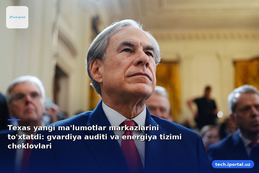 Texas yangi ma'lumotlar markazlarini to'xtatdi: gvardiya auditi va energiya tizimi cheklovlari