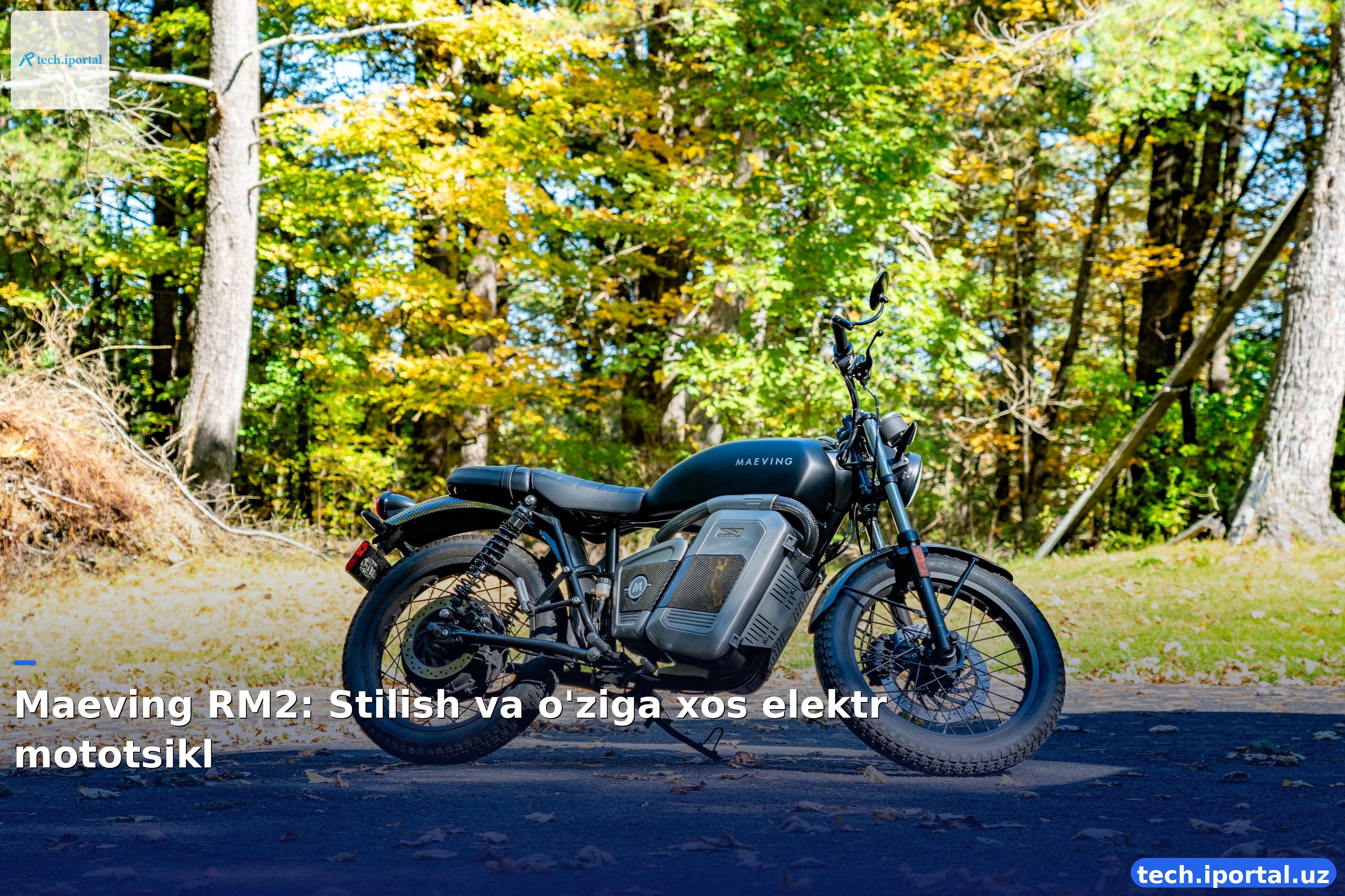 Maeving RM2: Stilish va o'ziga xos elektr mototsikl