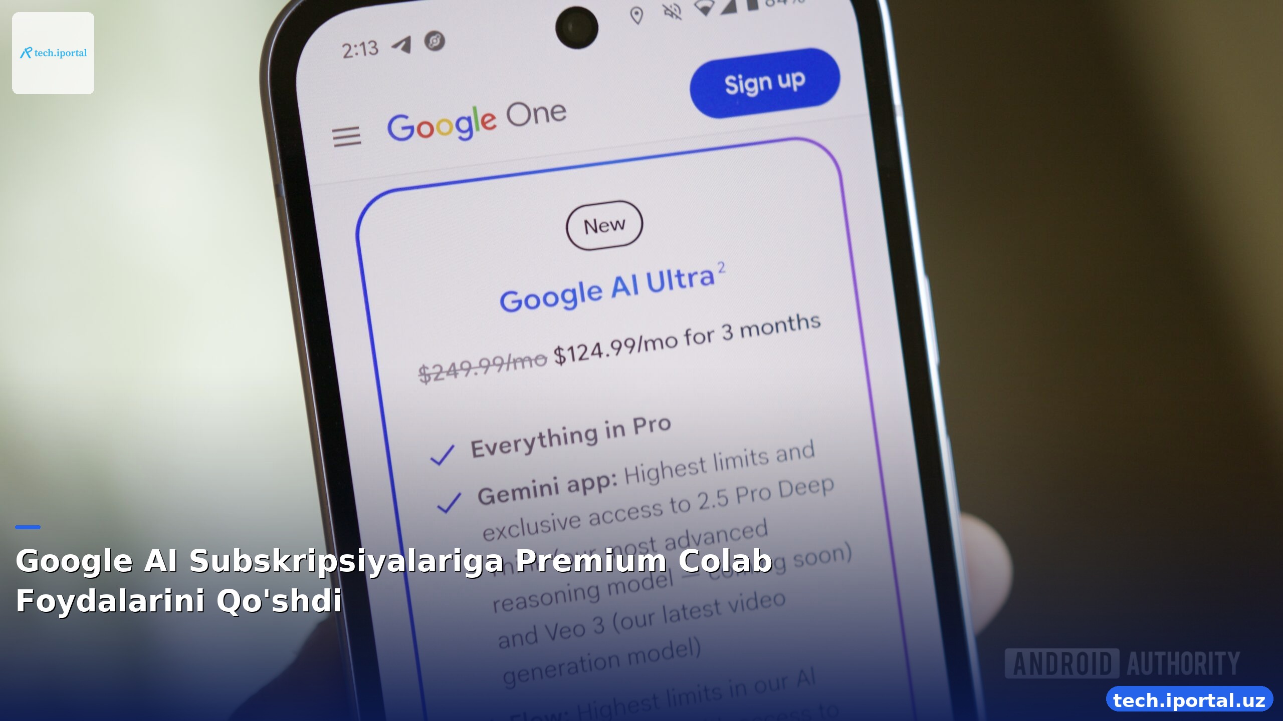 Google AI Subskripsiyalariga Premium Colab Foydalarini Qo'shdi
