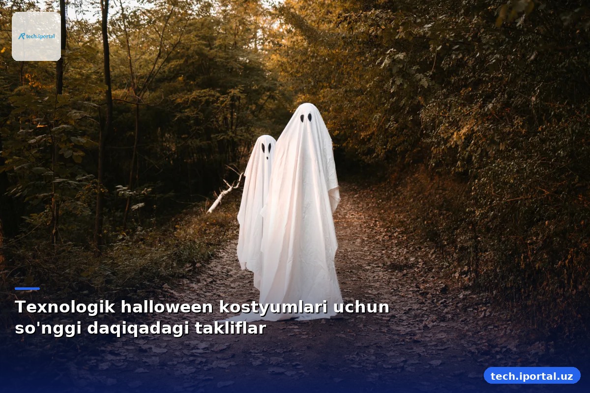 Texnologik halloween kostyumlari uchun so'nggi daqiqadagi takliflar