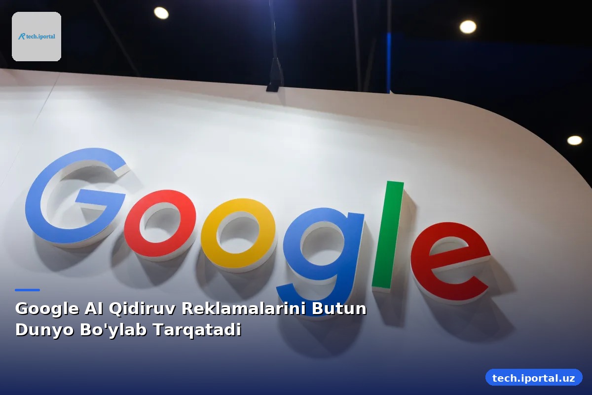 Google AI Qidiruv Reklamalarini Butun Dunyo Bo'ylab Tarqatadi