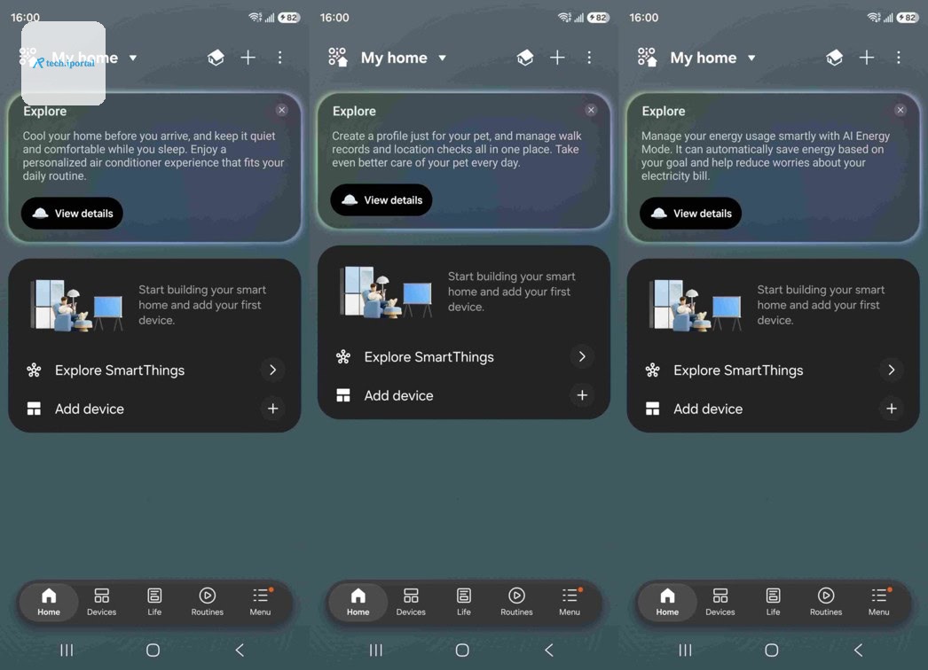 Samsung SmartThings Redesign Now Card