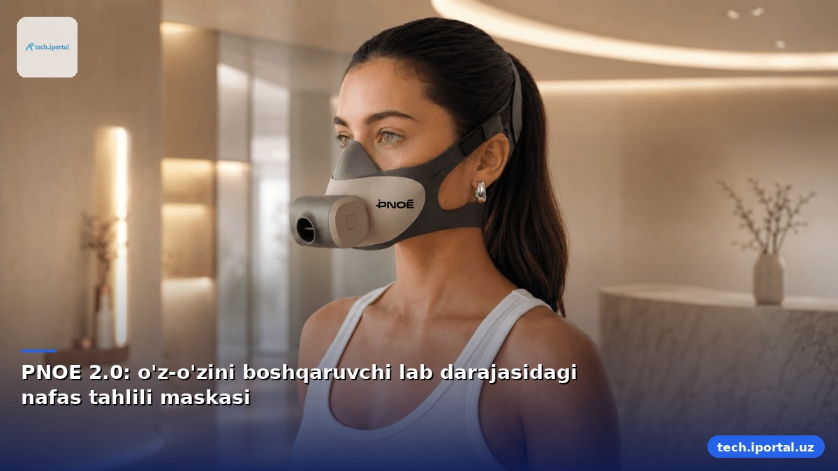 PNOE 2.0: o'z-o'zini boshqaruvchi lab darajasidagi nafas tahlili maskasi