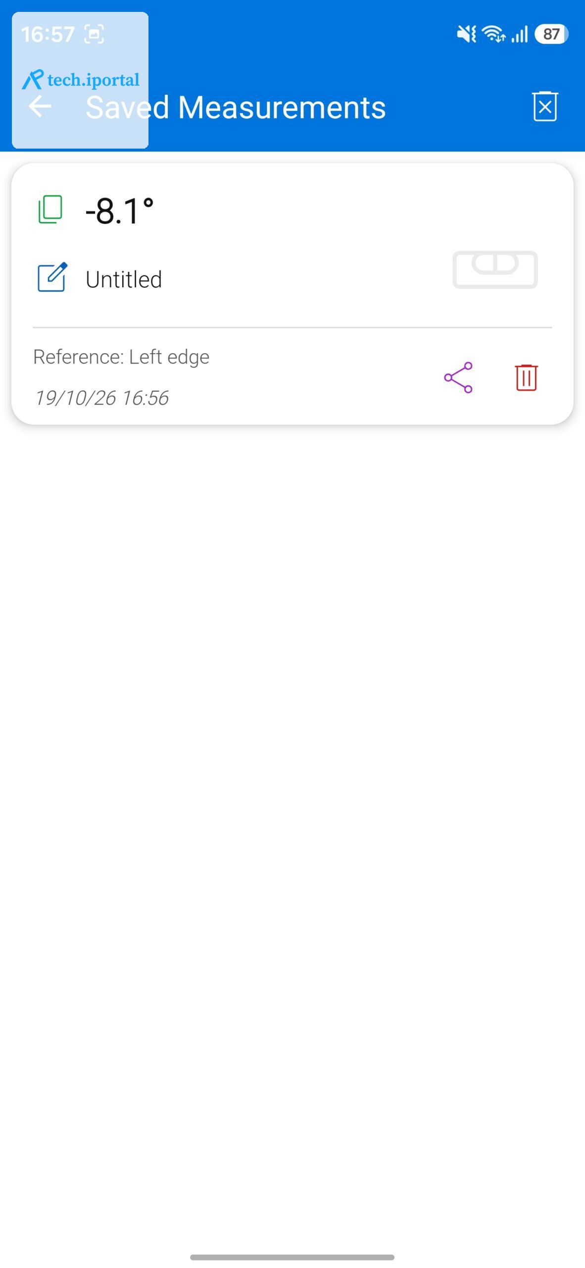 using bubble level android app 1