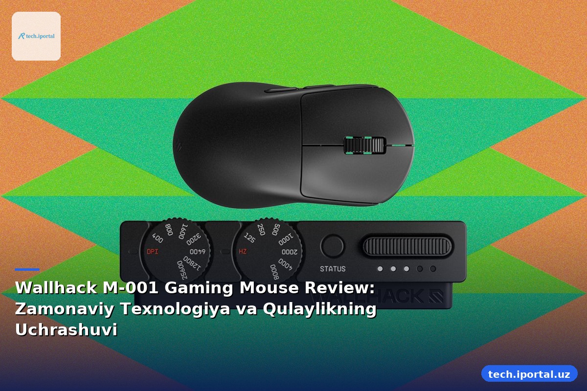 Wallhack M-001 Gaming Mouse Review: Zamonaviy Texnologiya va Qulaylikning Uchrashuvi