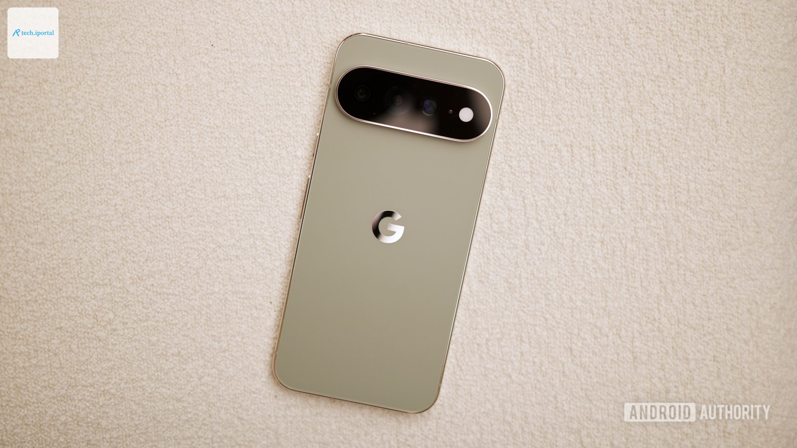 The Google Pixel 11 Pro XL in its Olive color.