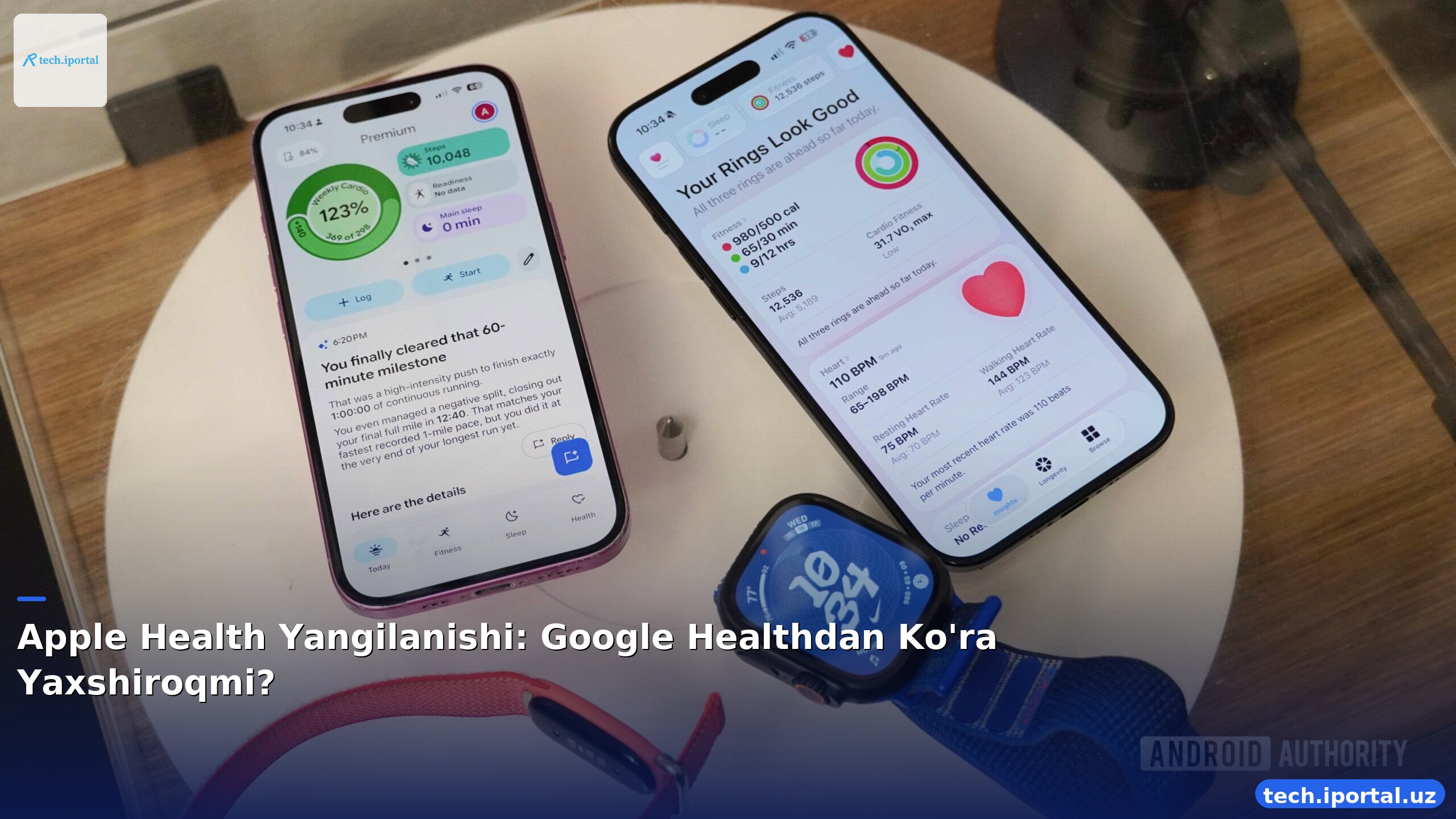Apple Health Yangilanishi: Google Healthdan Ko'ra Yaxshiroqmi?
