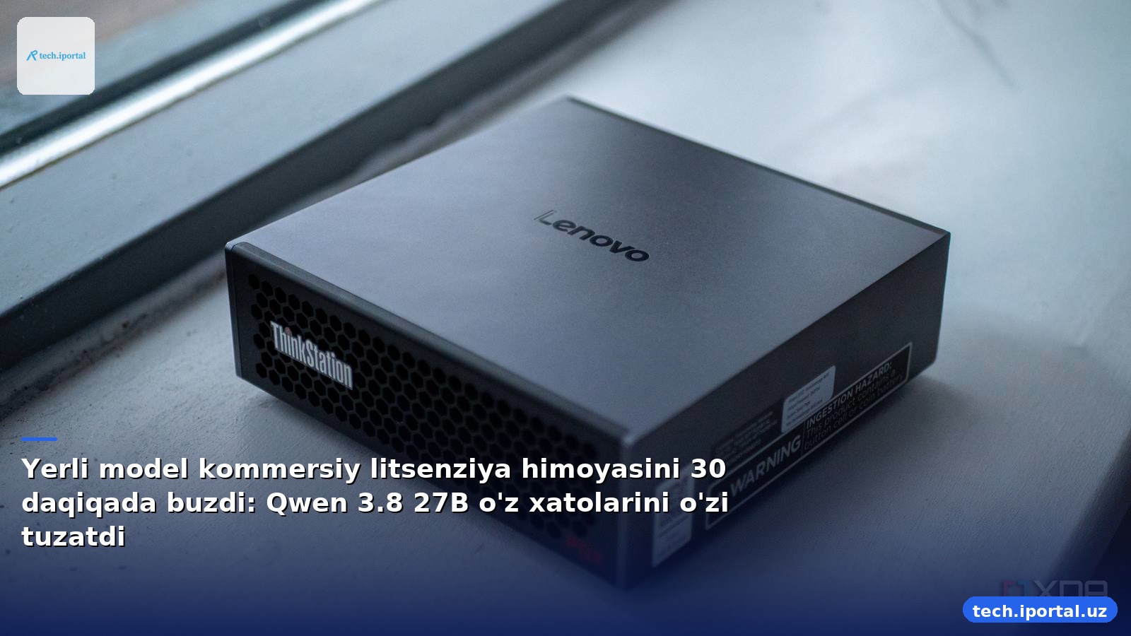 Yerli model kommersiy litsenziya himoyasini 30 daqiqada buzdi: Qwen 3.8 27B o'z xatolarini o'zi tuzatdi
