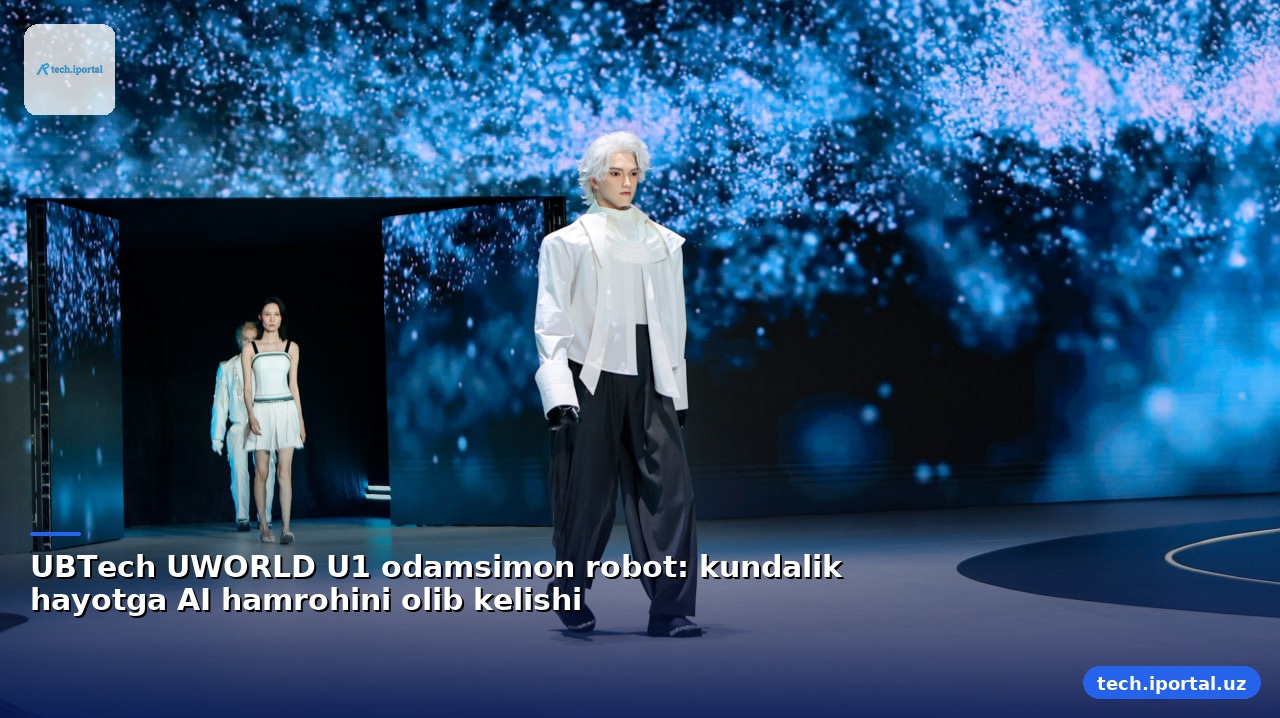 UBTech UWORLD U1 odamsimon robot: kundalik hayotga AI hamrohini olib kelishi