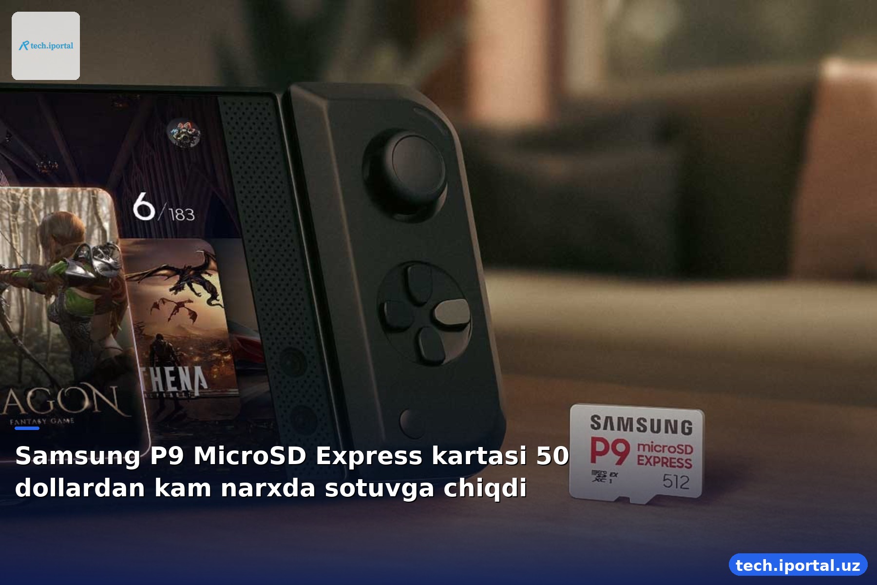 Samsung P9 MicroSD Express kartasi 50 dollardan kam narxda sotuvga chiqdi