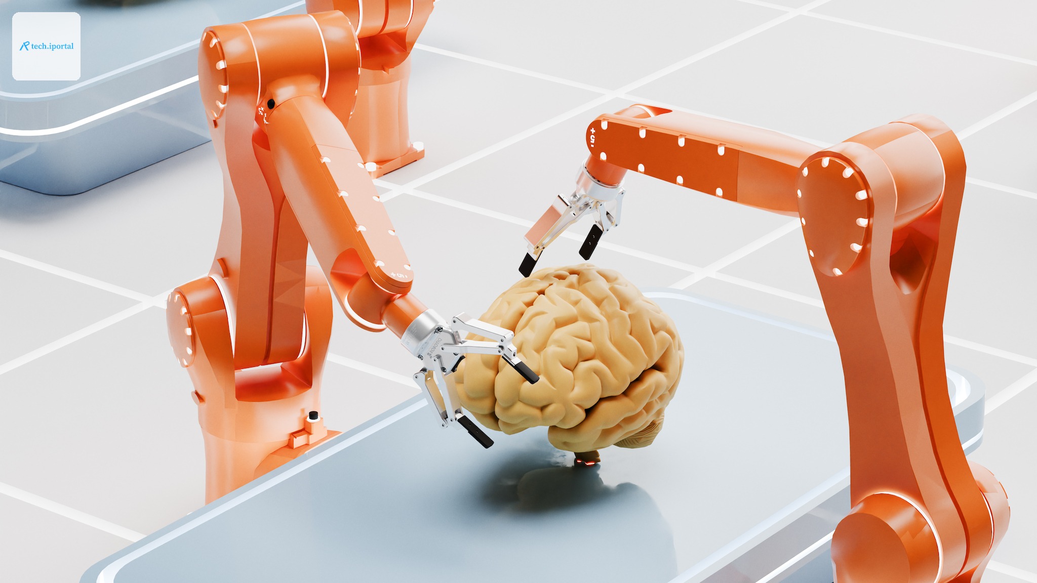 Robots manipulating a human brain