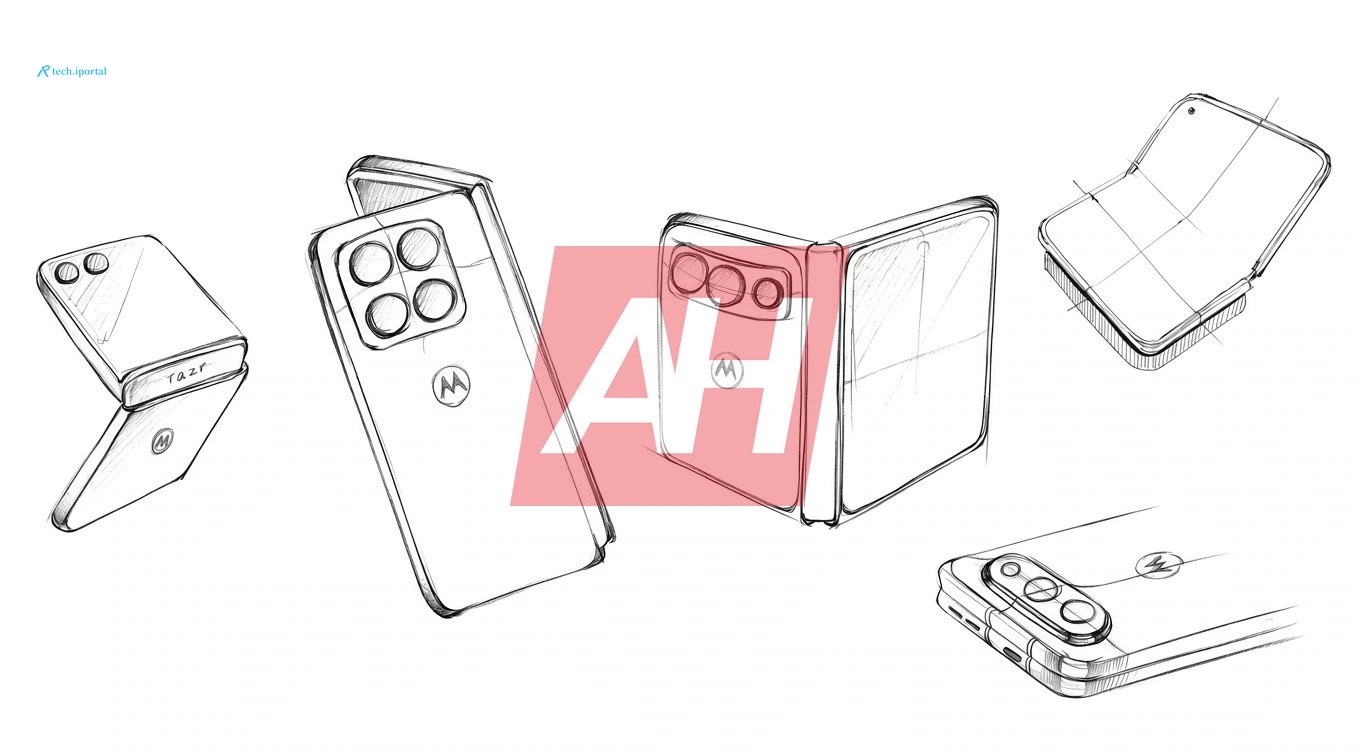 Motorola wide foldable sketch leak 2
