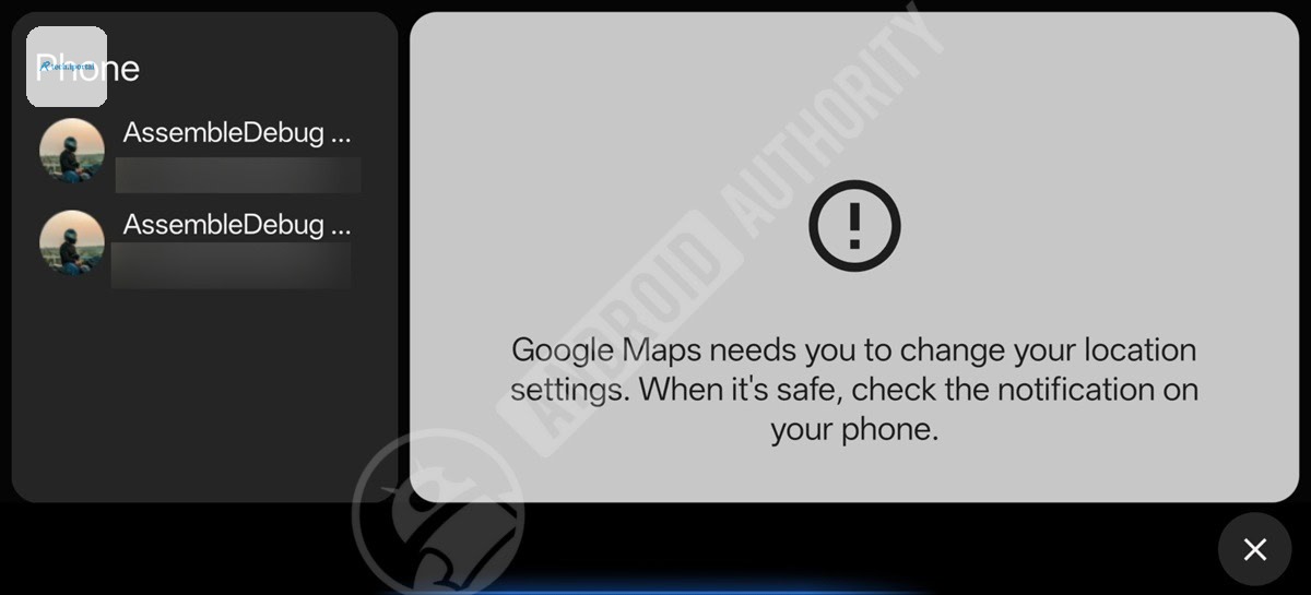 Android Auto default call number 2 watermarked