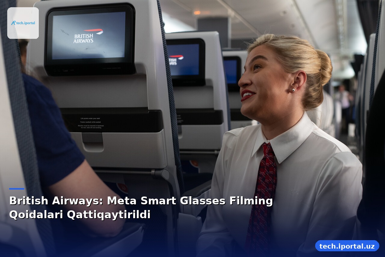 British Airways: Meta Smart Glasses Filming Qoidalari Qattiqaytirildi
