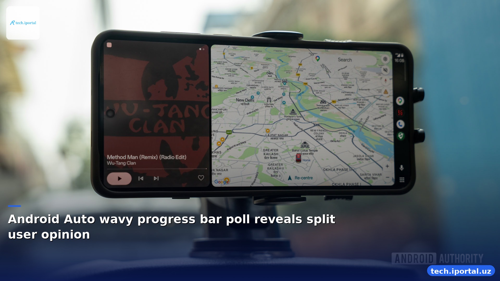 Android Auto wavy progress bar poll reveals split user opinion