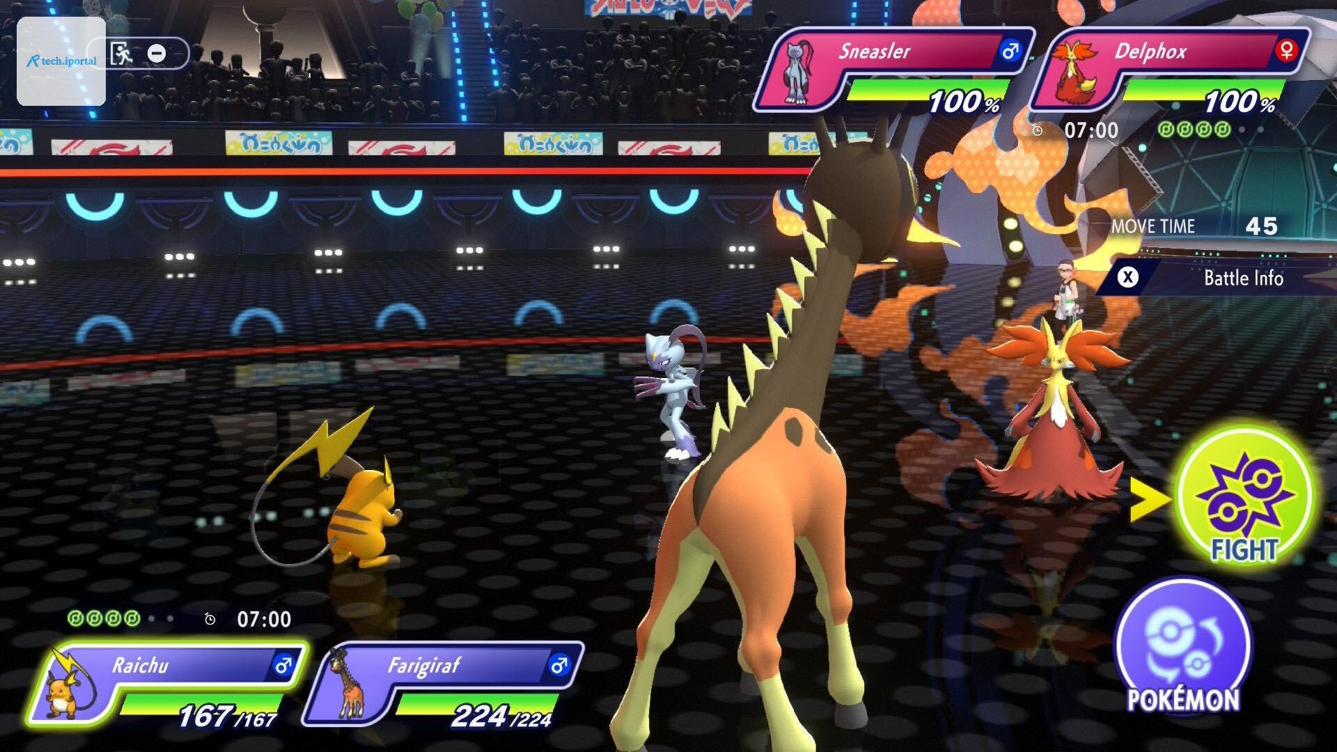 <em>Battling on the Switch 2.</em>