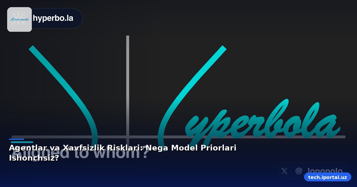 Agentlar va Xavfsizlik Risklari: Nega Model Priorlari Ishonchsiz?