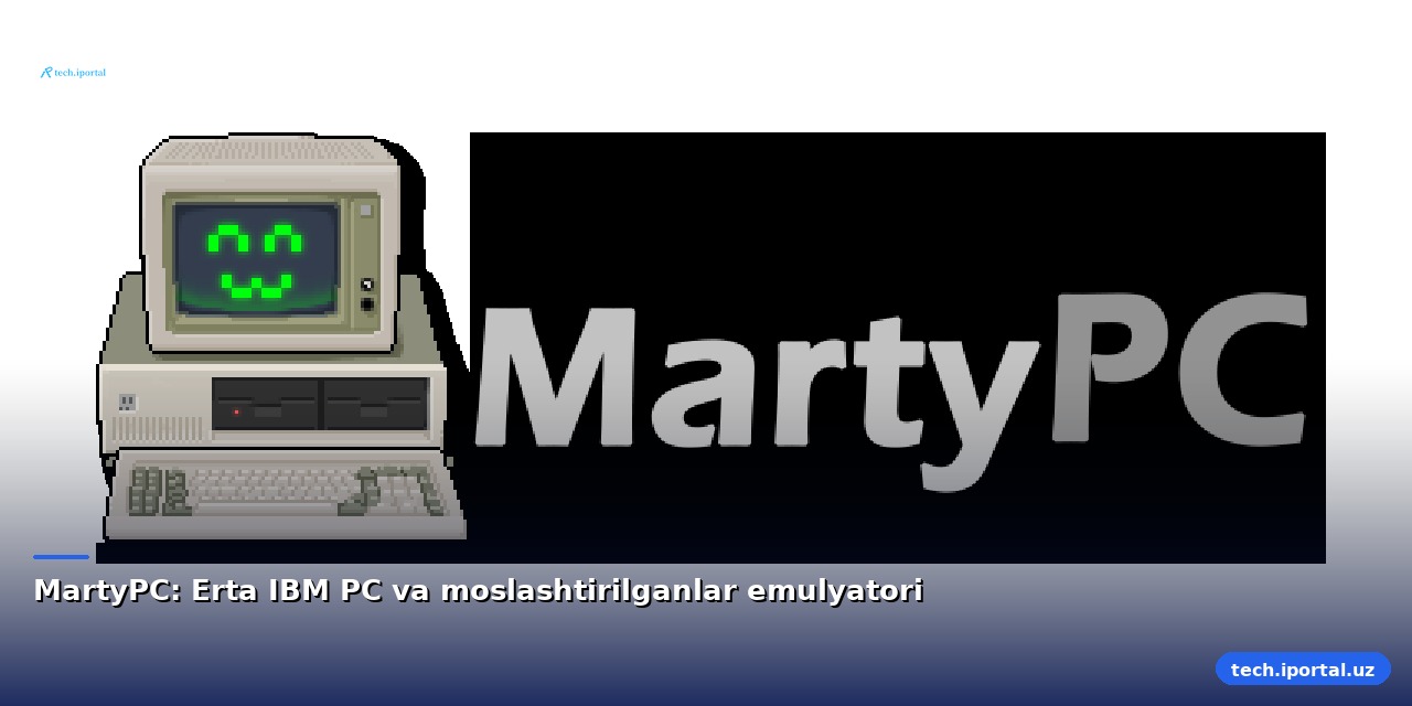MartyPC: Erta IBM PC va moslashtirilganlar emulyatori