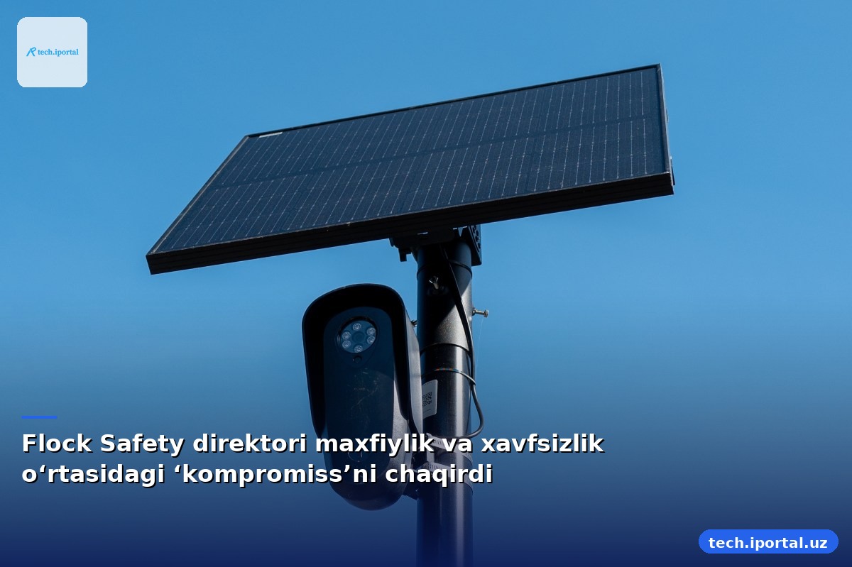 Flock Safety direktori maxfiylik va xavfsizlik o‘rtasidagi ‘kompromiss’ni chaqirdi
