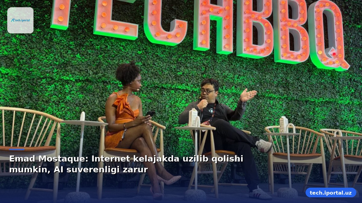 Emad Mostaque: Internet kelajakda uzilib qolishi mumkin, AI suverenligi zarur