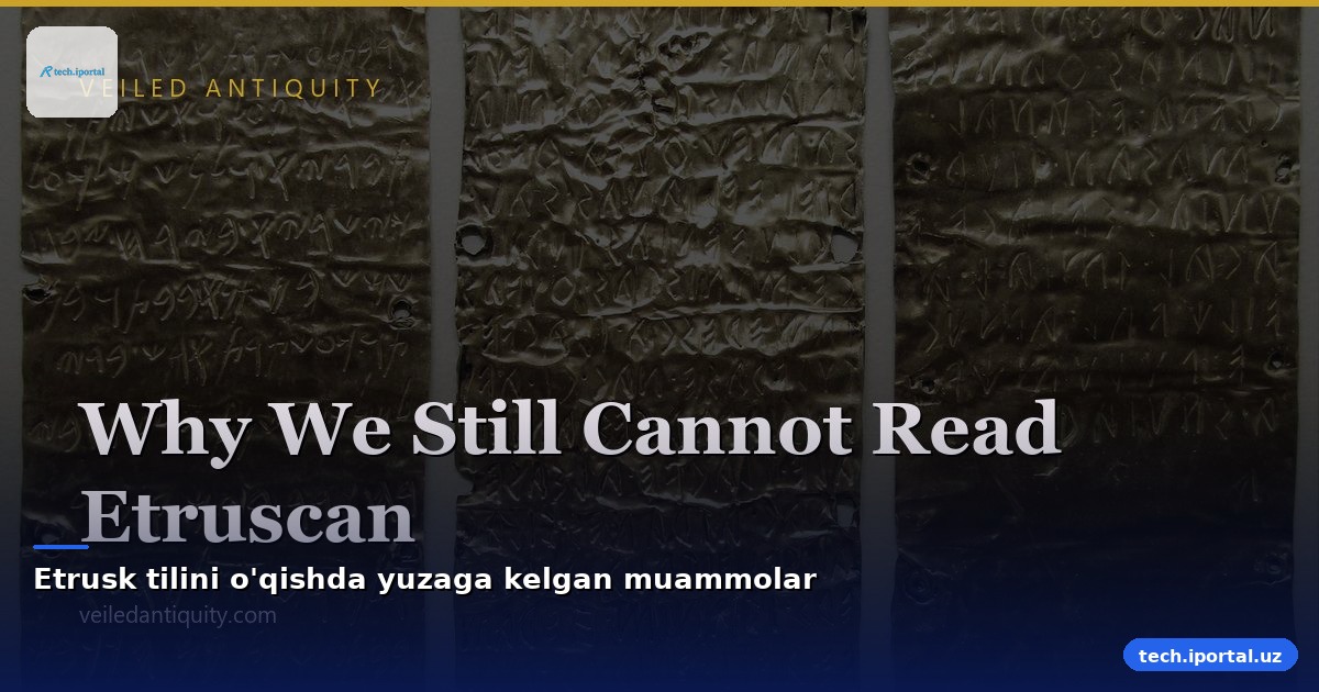 Etrusk tilini o'qishda yuzaga kelgan muammolar