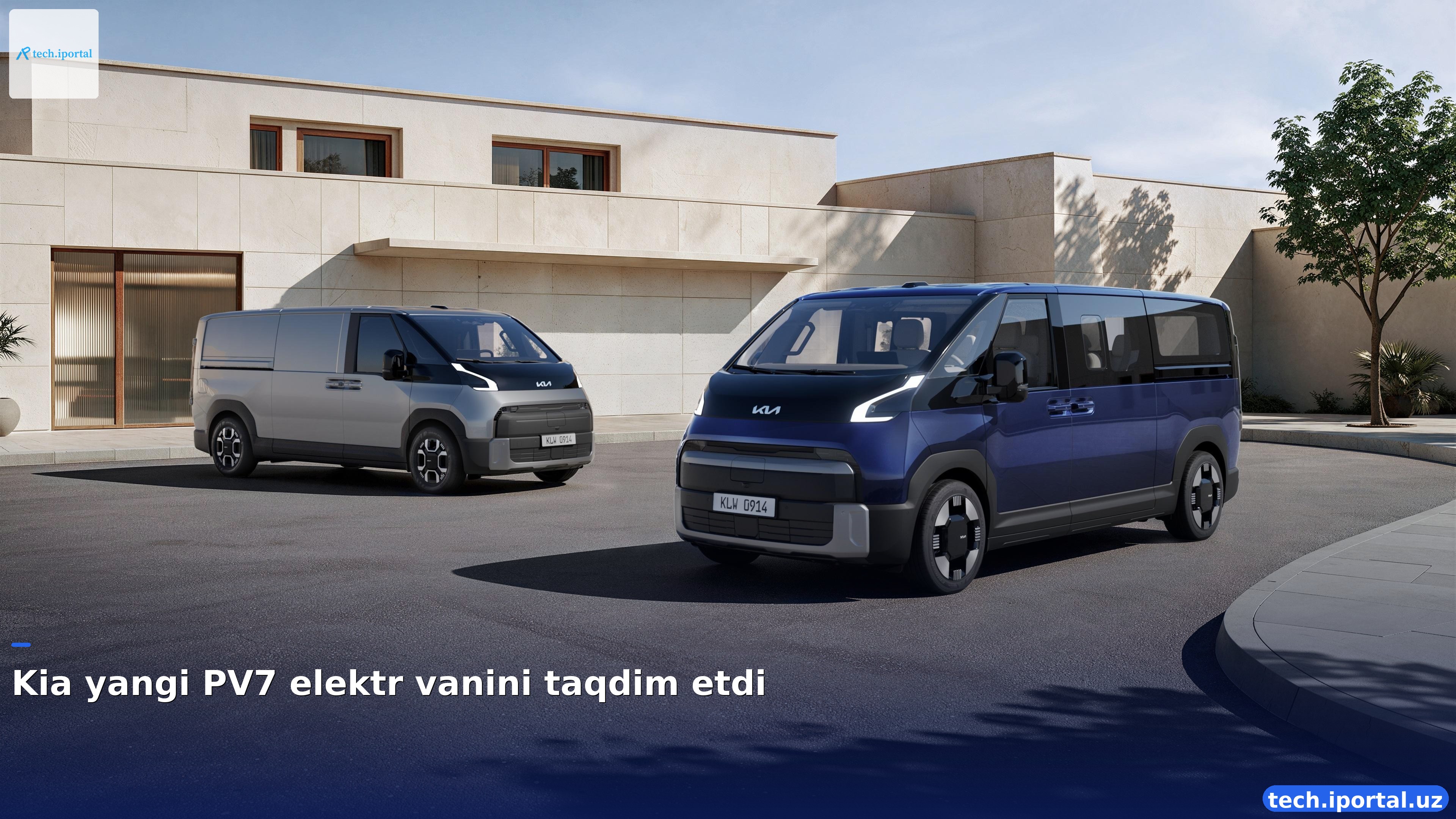 Kia yangi PV7 elektr vanini taqdim etdi