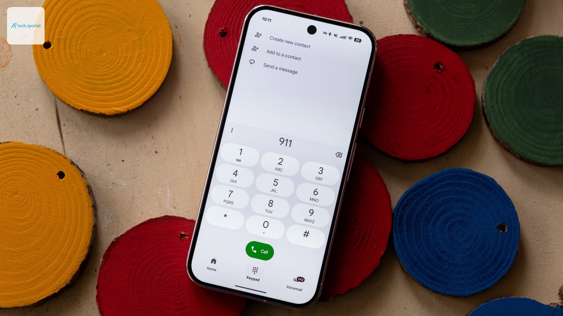 google pixel 9 pro dialer 911 colors a