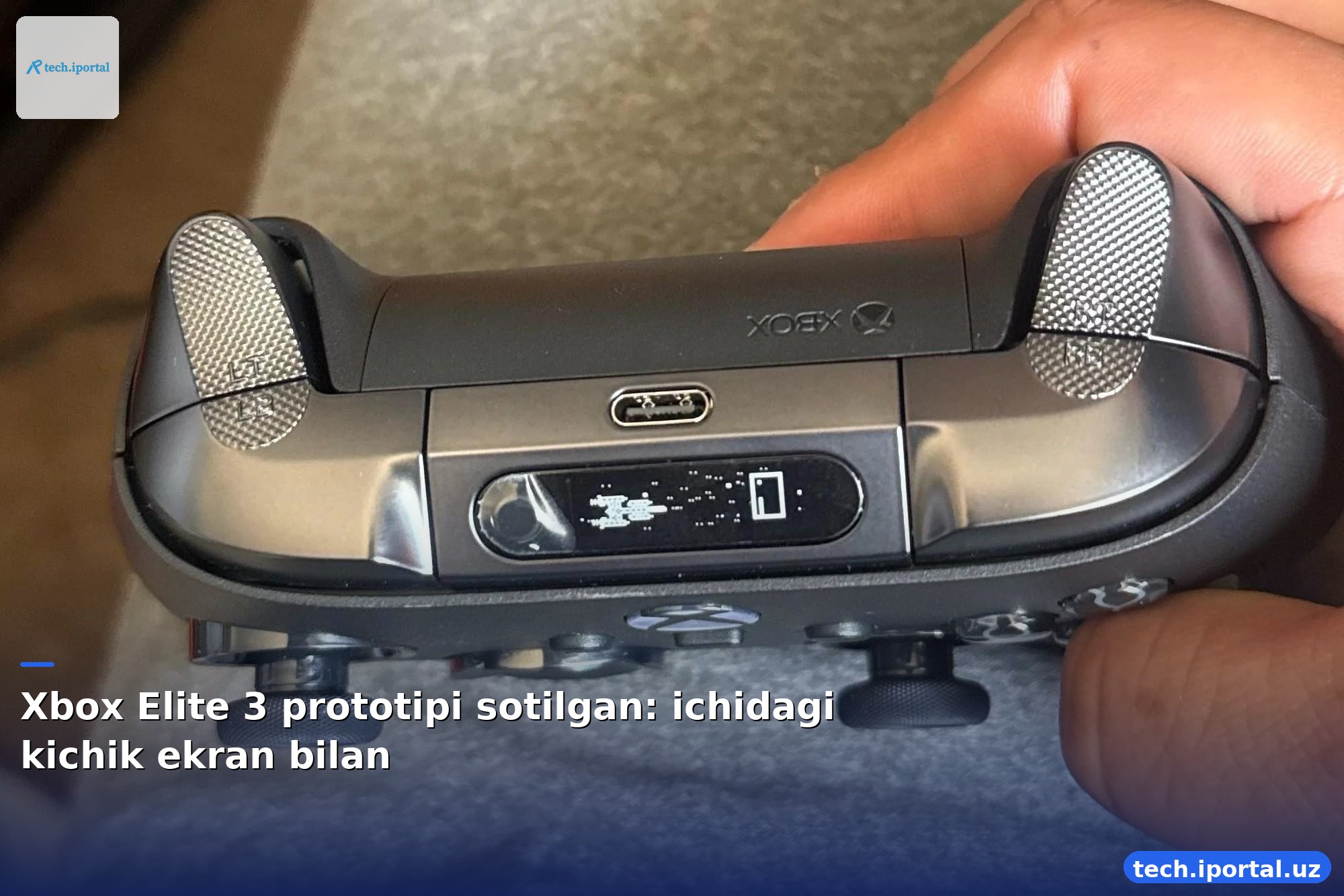 Xbox Elite 3 prototipi sotilgan: ichidagi kichik ekran bilan