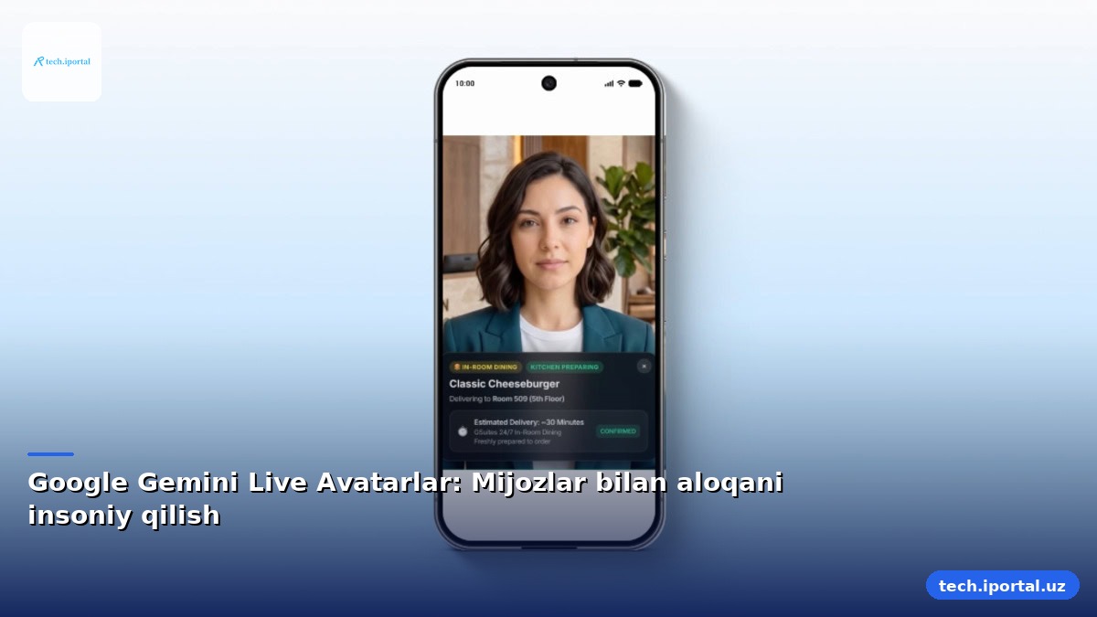 Google Gemini Live Avatarlar: Mijozlar bilan aloqani insoniy qilish
