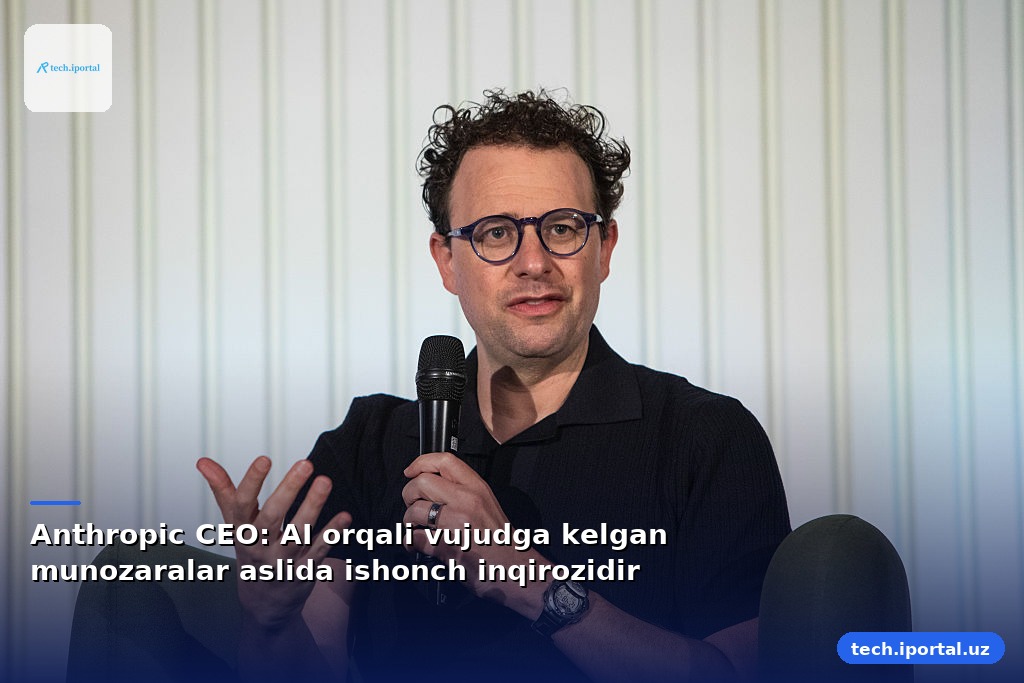 Anthropic CEO: AI orqali vujudga kelgan munozaralar aslida ishonch inqirozidir