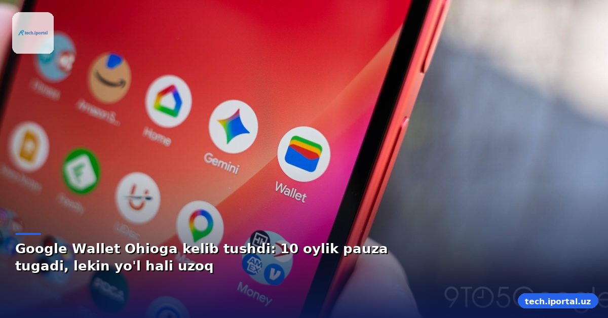 Google Wallet Ohioga kelib tushdi: 10 oylik pauza tugadi, lekin yo'l hali uzoq