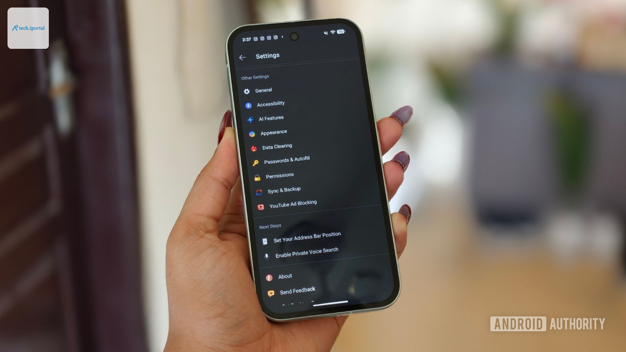 DuckDuckGo browser settings