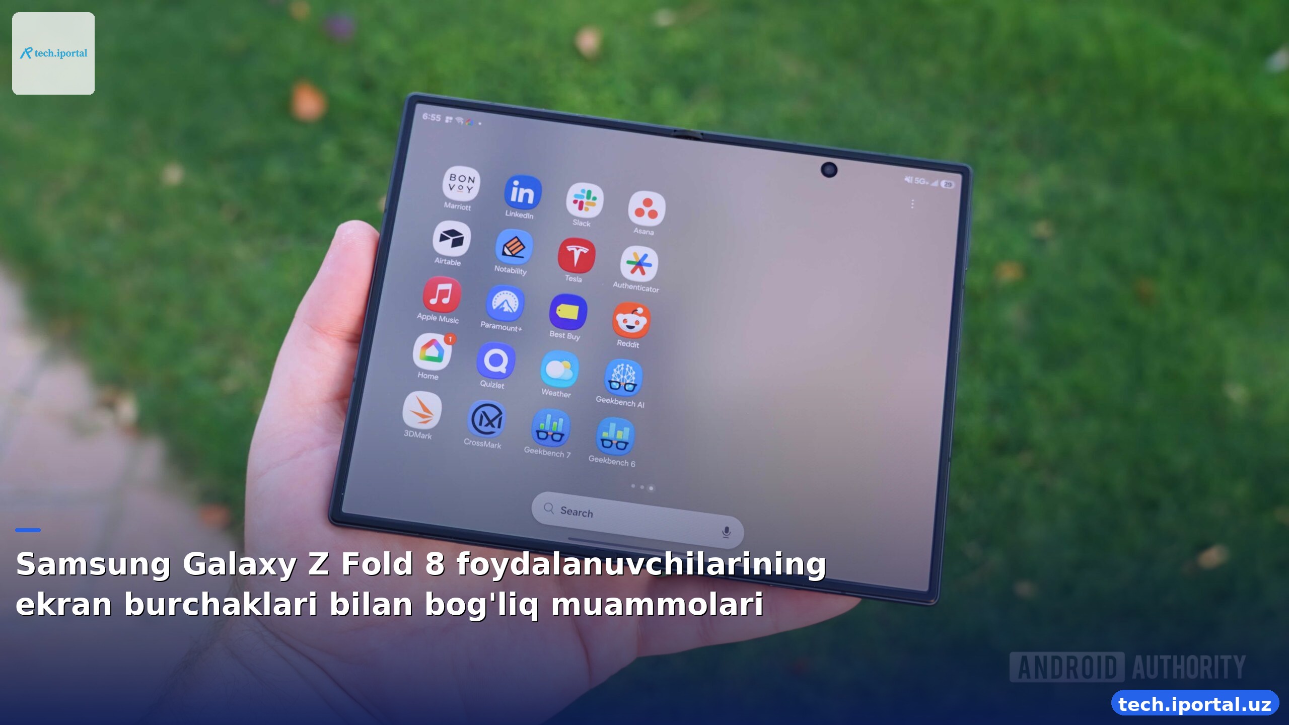 Samsung Galaxy Z Fold 8 foydalanuvchilarining ekran burchaklari bilan bog'liq muammolari