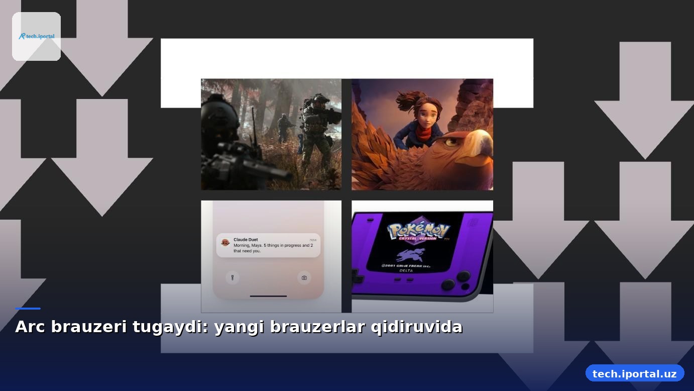 Arc brauzeri tugaydi: yangi brauzerlar qidiruvida