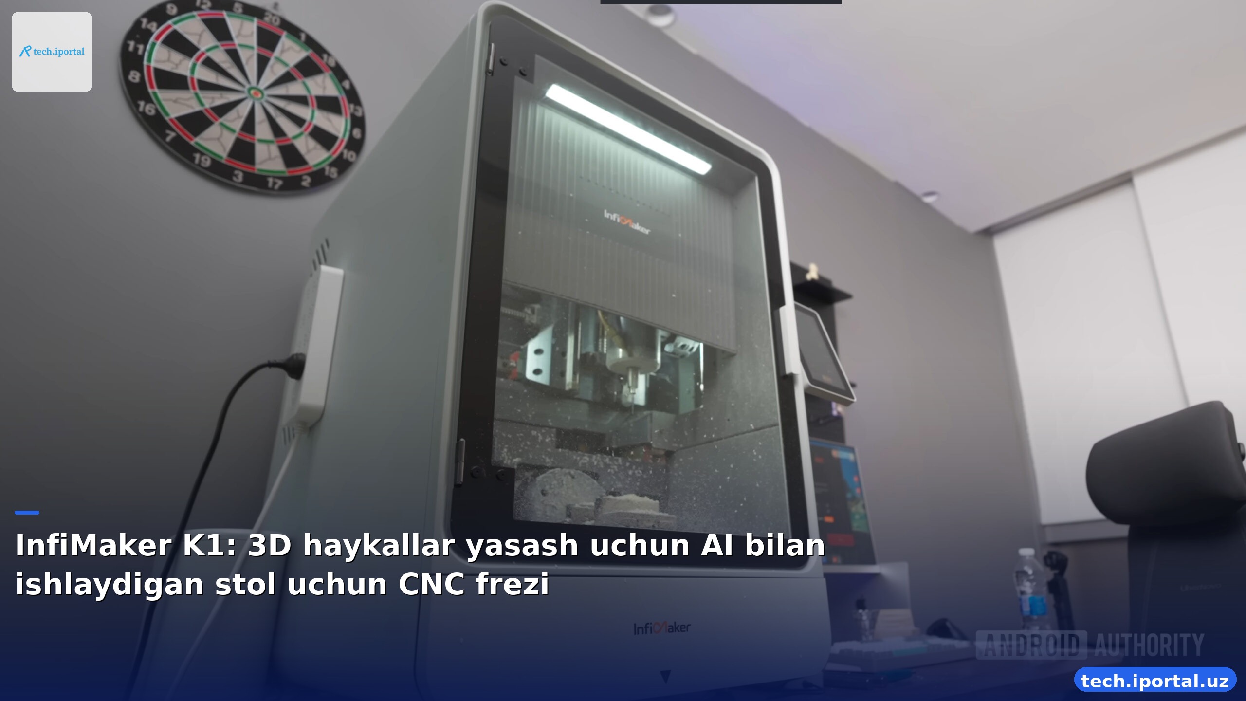 InfiMaker K1: 3D haykallar yasash uchun AI bilan ishlaydigan stol uchun CNC frezi