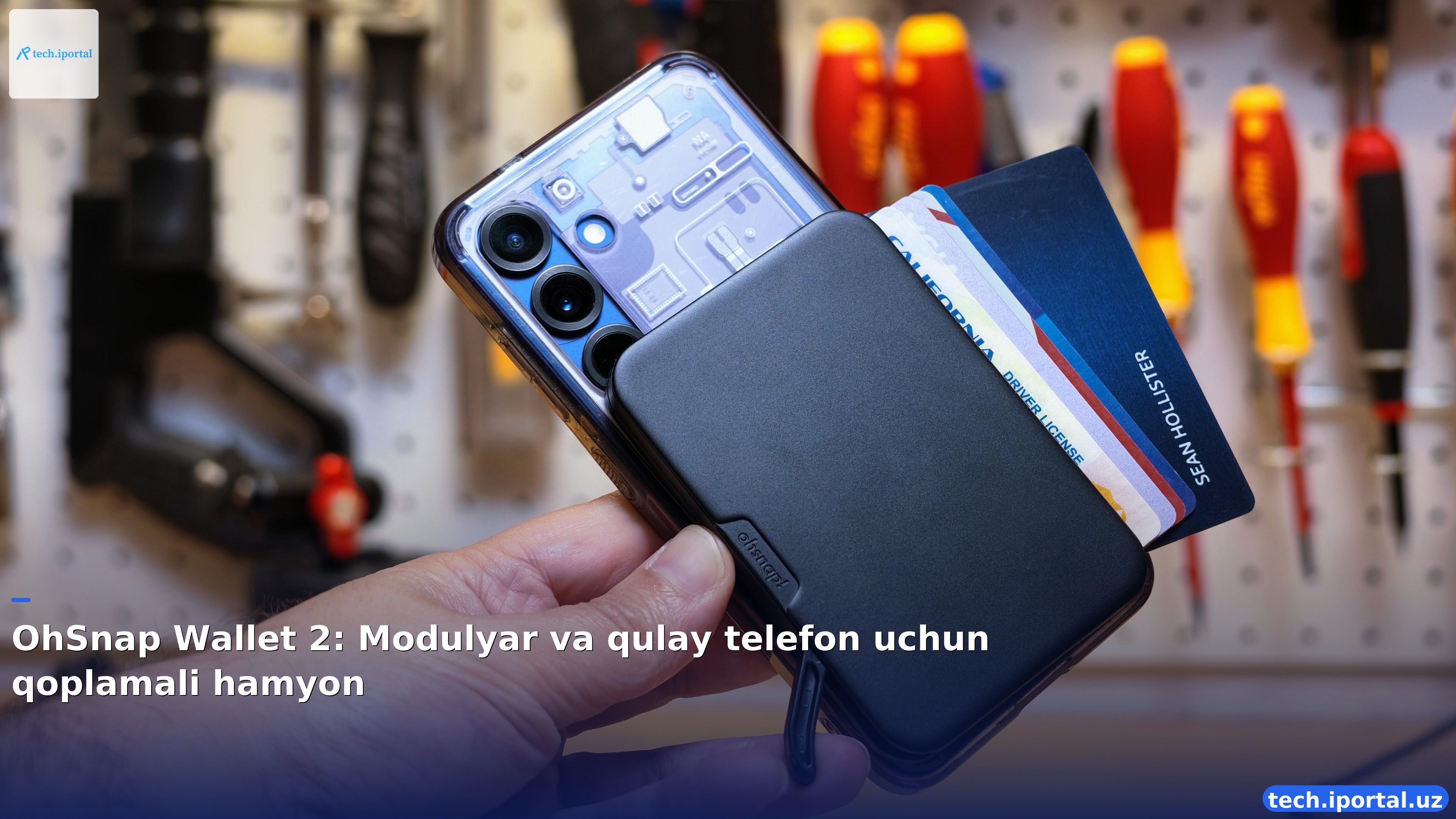 OhSnap Wallet 2: Modulyar va qulay telefon uchun qoplamali hamyon